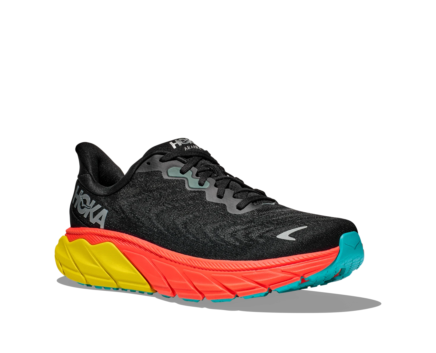 Hoka Men's Arahi 6 (BFLM - Black/Flame) 4 Hoka Men's Arahi 6 (BFLM - Black/Flame) - Image 4