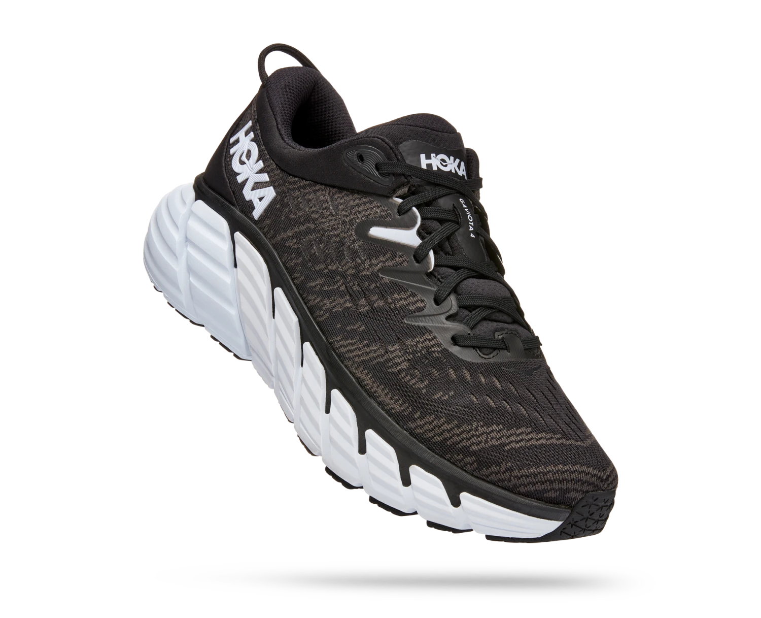 Hoka Men's Gaviota 4 (BWHT - Black/White) 1 Hoka Men's Gaviota 4 (BWHT - Black/White)