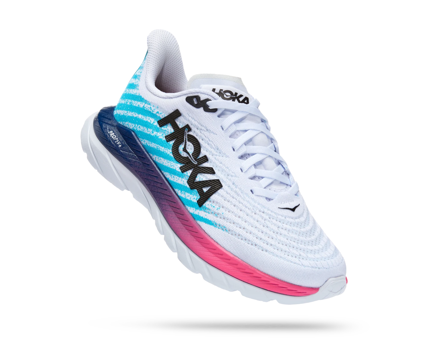 Hoka Men's Mach 5 (WSBB - White/Scuba Blue) 1 Hoka Men's Mach 5 (WSBB - White/Scuba Blue)