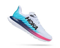 Hoka Men's Mach 5 (WSBB - White/Scuba Blue) 7 Hoka Men's Mach 5 (WSBB - White/Scuba Blue) -Brooks Shoes Shop 1127894 WSBB 2