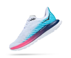 Hoka Men's Mach 5 (WSBB - White/Scuba Blue) 9 Hoka Men's Mach 5 (WSBB - White/Scuba Blue) -Brooks Shoes Shop 1127894 WSBB 4