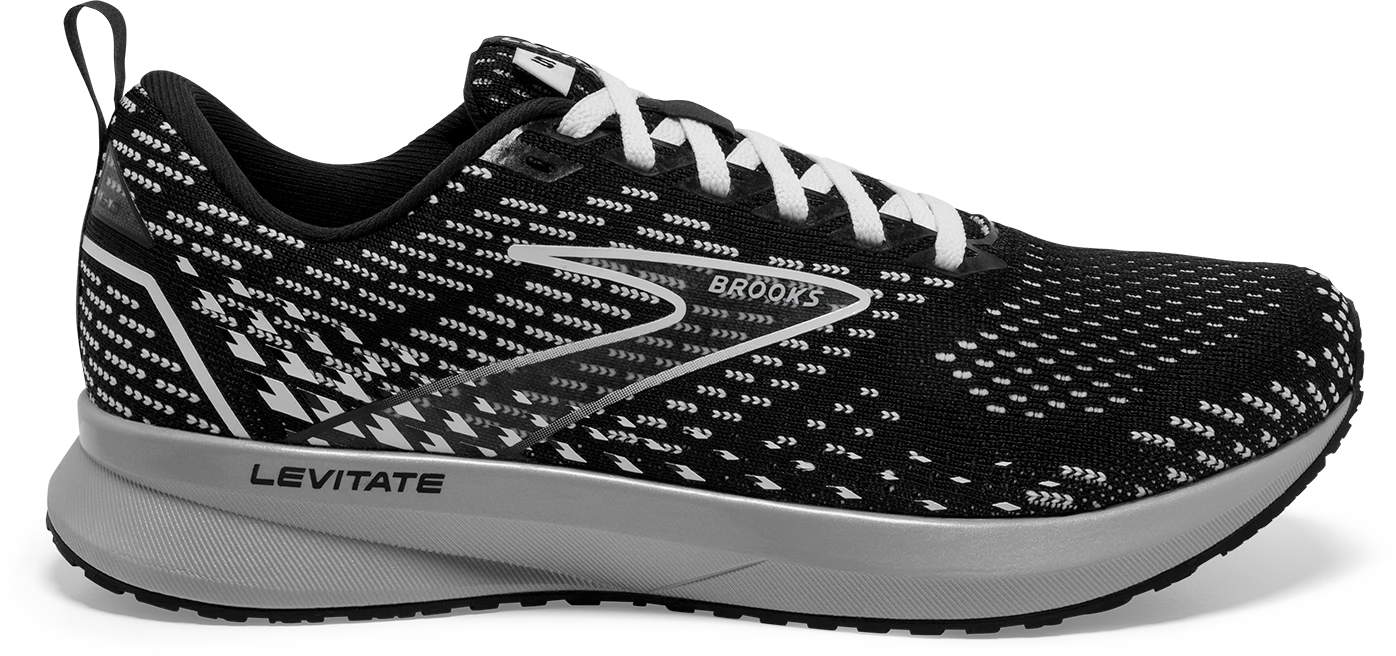 BROOKS Women's Levitate 5 (090 - Black/Grey/White) 1 BROOKS Women's Levitate 5 (090 - Black/Grey/White)