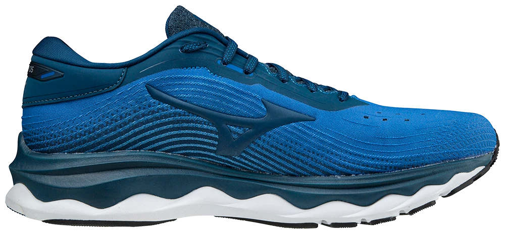 Mizuno Men's Wave Sky 5 (5R06 - Imperial Blue-Gibraltar Sea) 2 Mizuno Men's Wave Sky 5 (5R06 - Imperial Blue-Gibraltar Sea) - Image 2