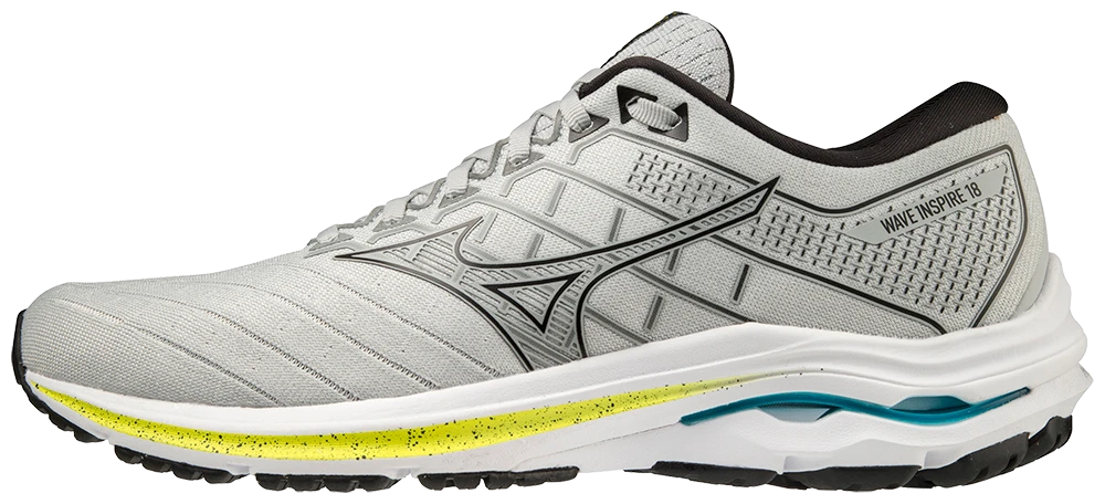 Mizuno Men's Wave Inspire 18 (0A90 - Nimbus Cloud/Black) 1 Mizuno Men's Wave Inspire 18 (0A90 - Nimbus Cloud/Black)
