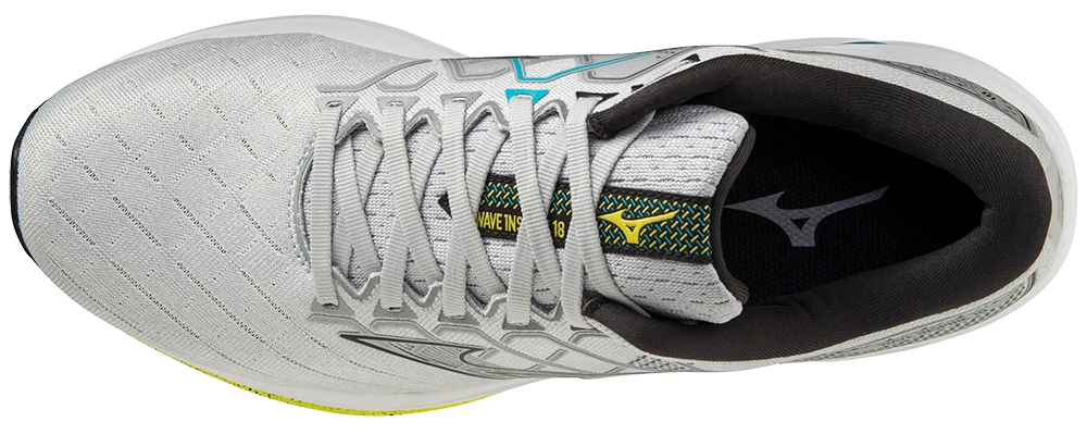 Mizuno Men's Wave Inspire 18 (0A90 - Nimbus Cloud/Black) 3 Mizuno Men's Wave Inspire 18 (0A90 - Nimbus Cloud/Black) - Image 3