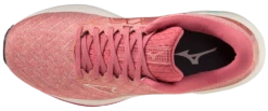 Mizuno Women's Wave Inspire 18 (1U0D - Rosette/Snow White) 8 Mizuno Women's Wave Inspire 18 (1U0D - Rosette/Snow White) -Brooks Shoes Shop 411359.1U0D 04