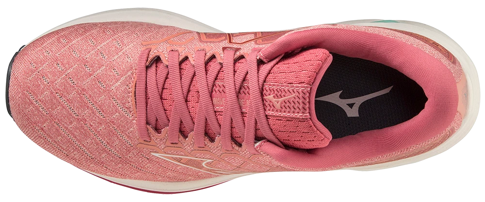 Mizuno Women's Wave Inspire 18 (1U0D - Rosette/Snow White) 4 Mizuno Women's Wave Inspire 18 (1U0D - Rosette/Snow White) - Image 4