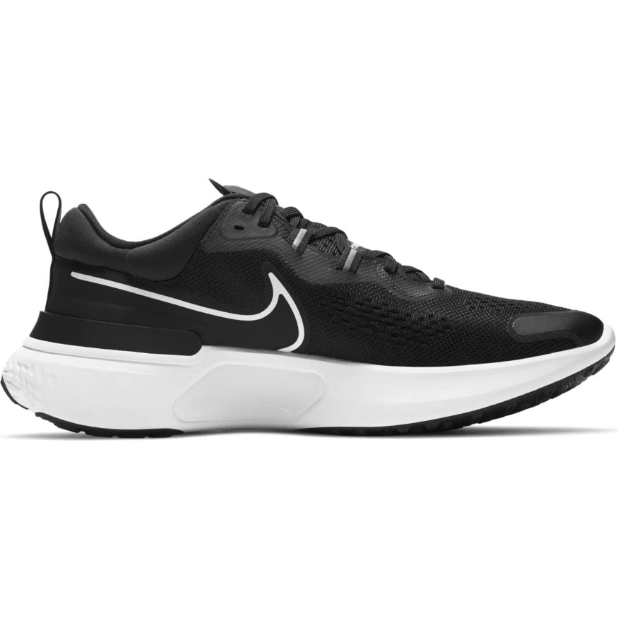 Nike Men's React Miler 2 (001 - Black/White/Smoke Grey) 2 Nike Men's React Miler 2 (001 - Black/White/Smoke Grey) - Image 2