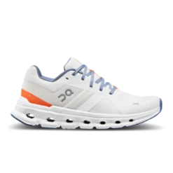 On Women's Cloudrunner (Undyed-White/Flame)