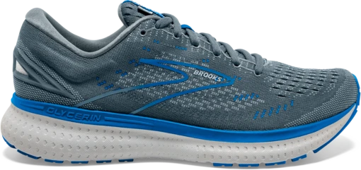 BROOKS Men’s Glycerin 19 (095 - Quarry/Grey/Dark Blue)