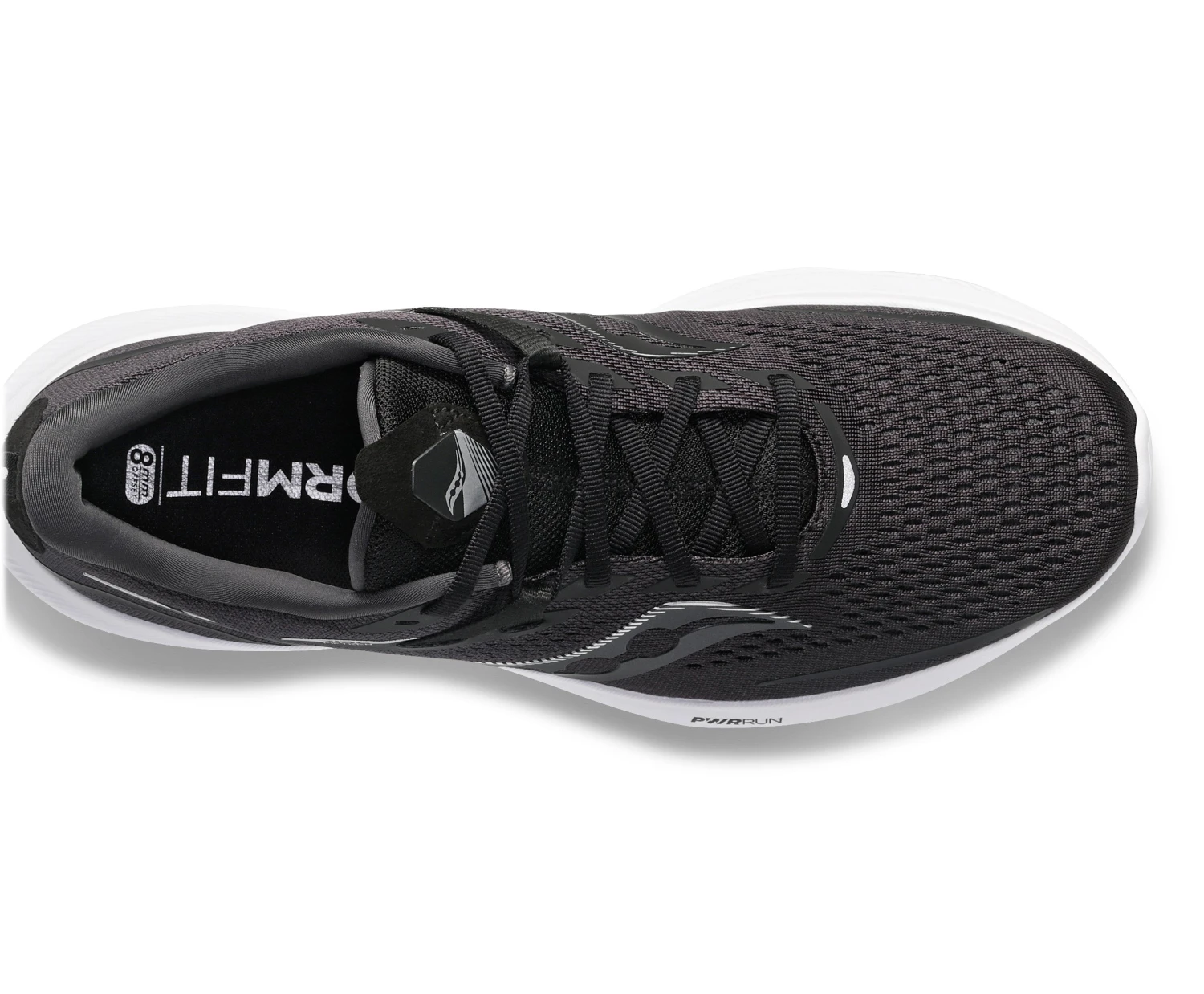 Saucony Men's Ride 15 (05 - Black/White) 3 Saucony Men's Ride 15 (05 - Black/White) - Image 3