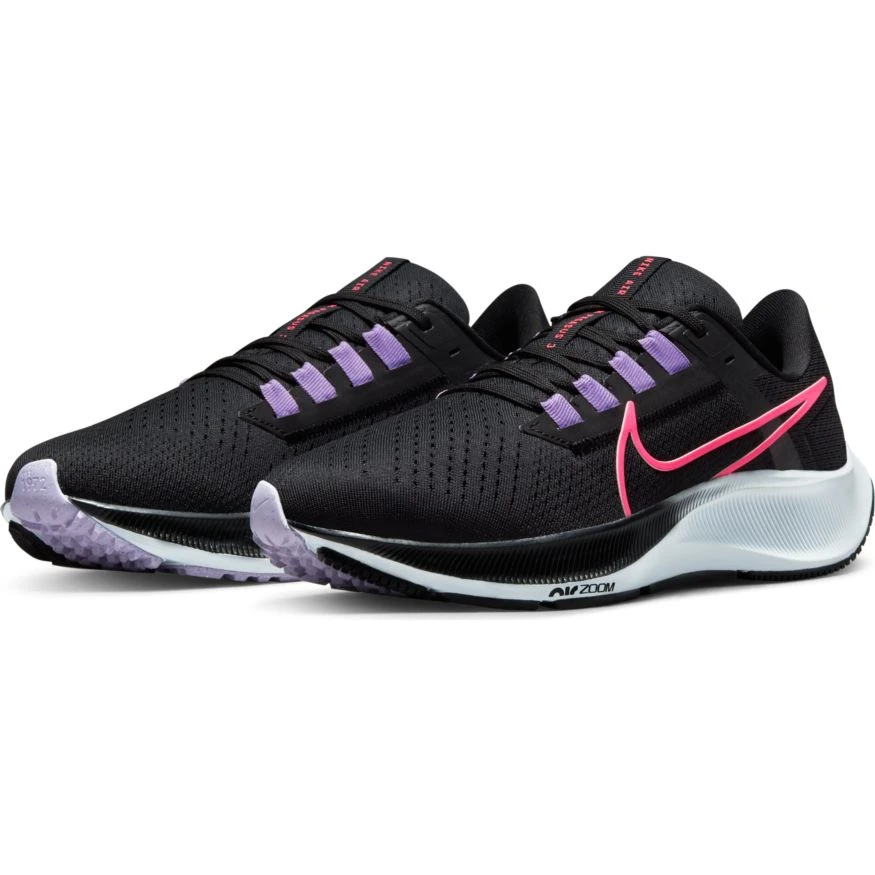 Nike Women's Zoom Pegasus 38 (003 - Black/Hyper Pink/Lilac/Pure Platinum) 3 Nike Women's Zoom Pegasus 38 (003 - Black/Hyper Pink/Lilac/Pure Platinum) - Image 3