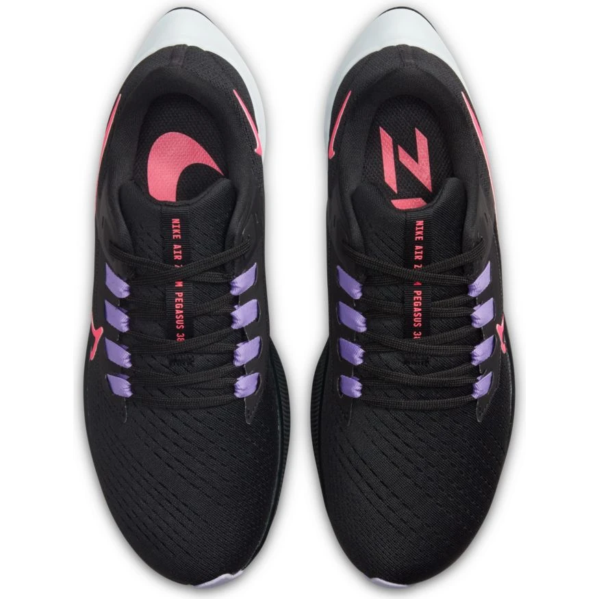 Nike Women's Zoom Pegasus 38 (003 - Black/Hyper Pink/Lilac/Pure Platinum) 4 Nike Women's Zoom Pegasus 38 (003 - Black/Hyper Pink/Lilac/Pure Platinum) - Image 4