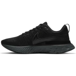 Nike Men's React Infinity Run Flyknit 2 (003 - Black/Black-Black-Iron Grey)
