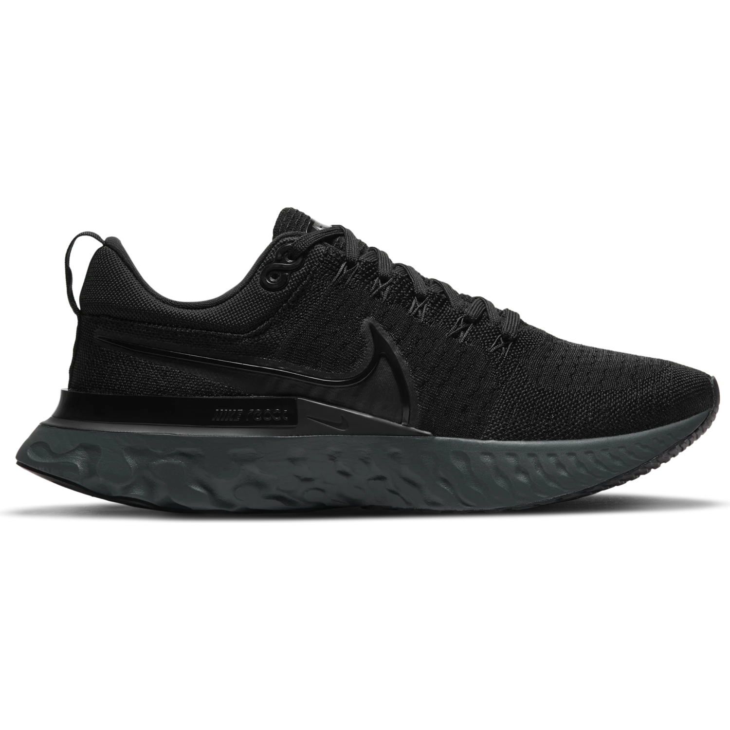 Nike Men's React Infinity Run Flyknit 2 (003 - Black/Black-Black-Iron Grey) 2 Nike Men's React Infinity Run Flyknit 2 (003 - Black/Black-Black-Iron Grey) - Image 2