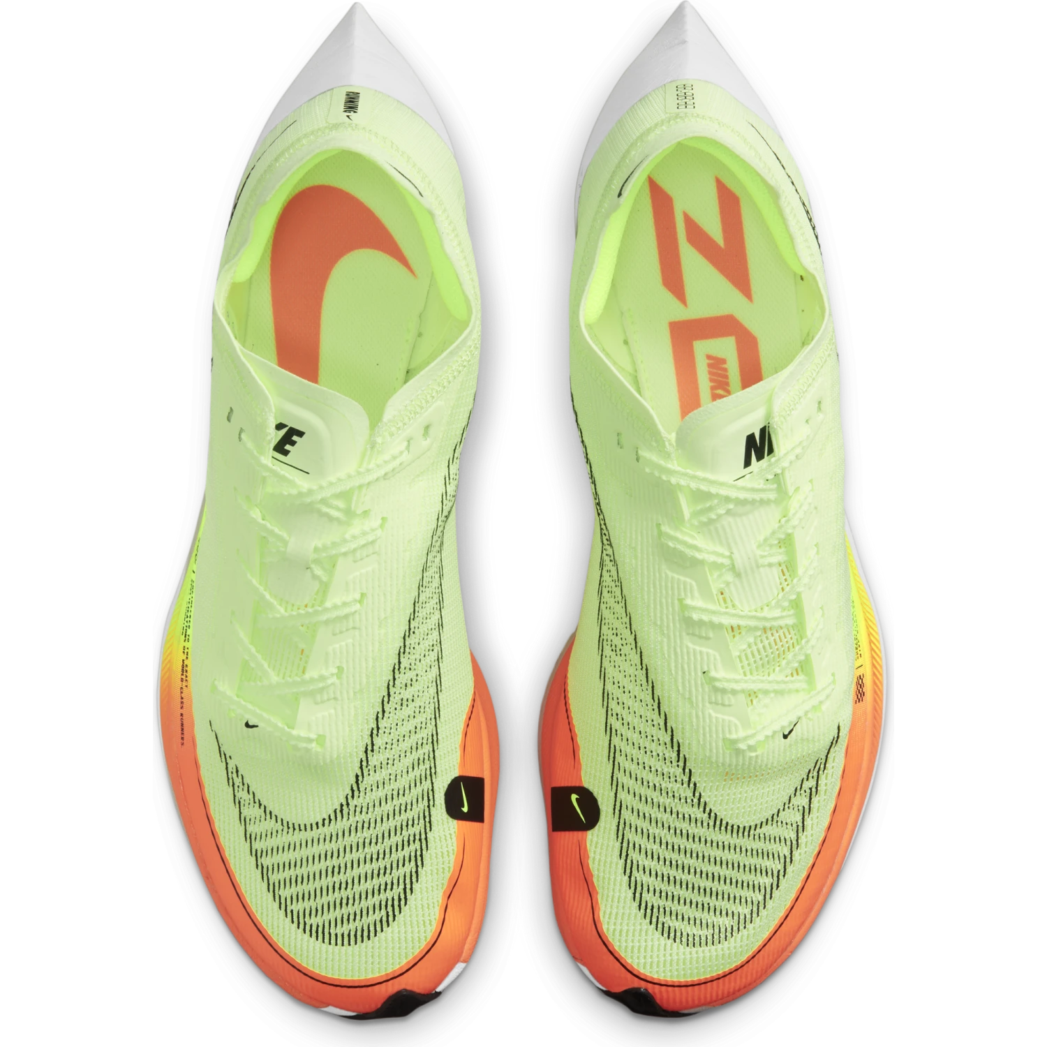 Nike Men's ZoomX Vaporfly NEXT% 2 "Fast Pack" (700 - Barely Volt/Black/Hyper Orange/Volt) 4 Nike Men's ZoomX Vaporfly NEXT% 2 "Fast Pack" (700 - Barely Volt/Black/Hyper Orange/Volt) - Image 4