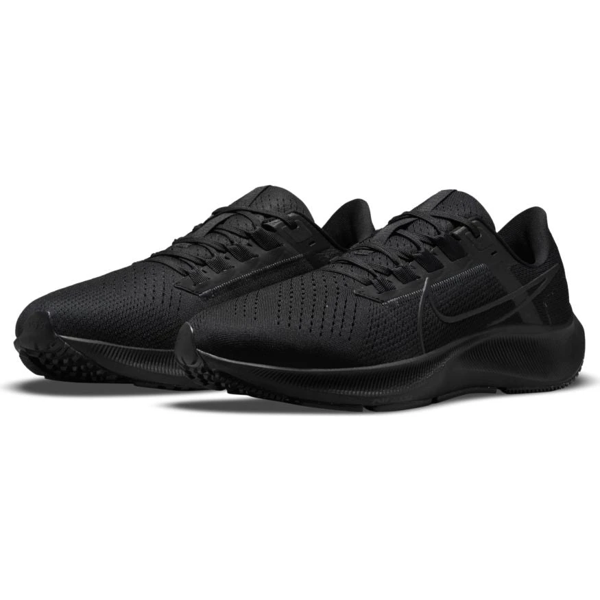 Nike Men's Zoom Pegasus 38 (001 - Black/Black/Anthracite/Volt) 3 Nike Men's Zoom Pegasus 38 (001 - Black/Black/Anthracite/Volt) - Image 3