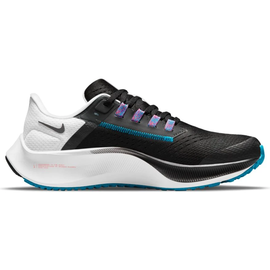 Nike Big Kid's Zoom Pegasus 38 (015 - Particle Grey/White/Midnight Navy) 2 Nike Big Kid's Zoom Pegasus 38 (015 - Particle Grey/White/Midnight Navy) - Image 2