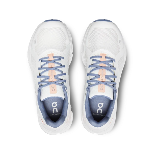 On Women's Cloudrunner (Undyed-White/Flame) 4 On Women's Cloudrunner (Undyed-White/Flame) - Image 4