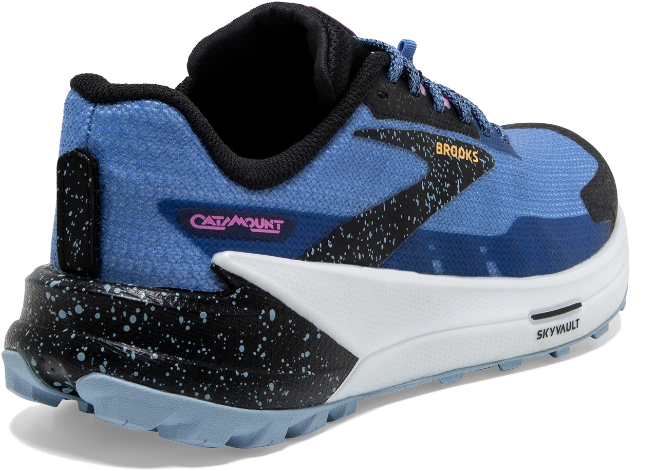 BROOKS Women’s Catamount 2 (414 - Blue/Black/Yellow) 4 BROOKS Women’s Catamount 2 (414 - Blue/Black/Yellow) - Image 4