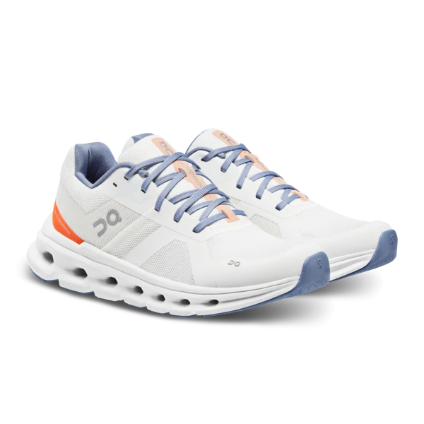 On Women's Cloudrunner (Undyed-White/Flame) 3 On Women's Cloudrunner (Undyed-White/Flame) - Image 3