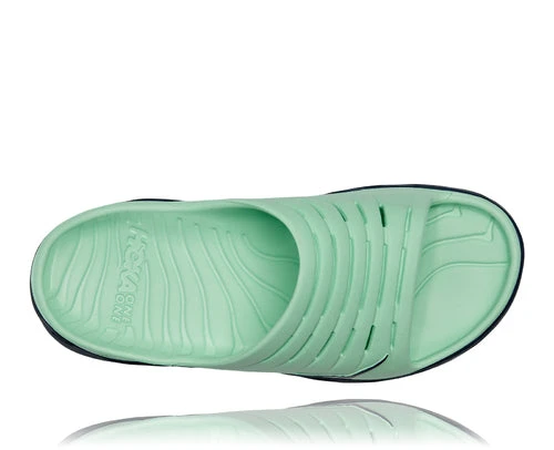 Hoka Men's Ora Recovery Slide (GAOS - Green Ash/Outer Space) 5 Hoka Men's Ora Recovery Slide (GAOS - Green Ash/Outer Space) - Image 5