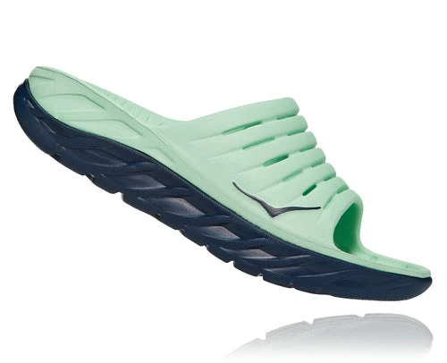 Hoka Men's Ora Recovery Slide (GAOS - Green Ash/Outer Space) 3 Hoka Men's Ora Recovery Slide (GAOS - Green Ash/Outer Space) - Image 3
