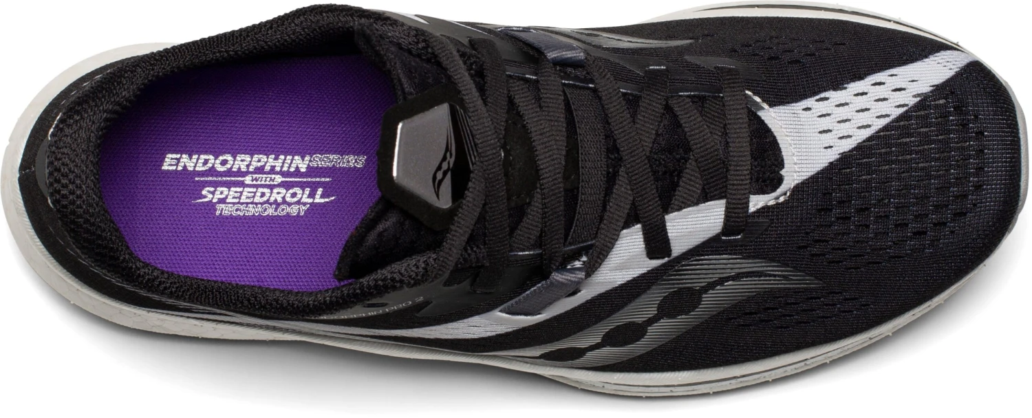 Saucony Women's Endorphin Pro 2 (10 - Black/White) 4 Saucony Women's Endorphin Pro 2 (10 - Black/White) - Image 4