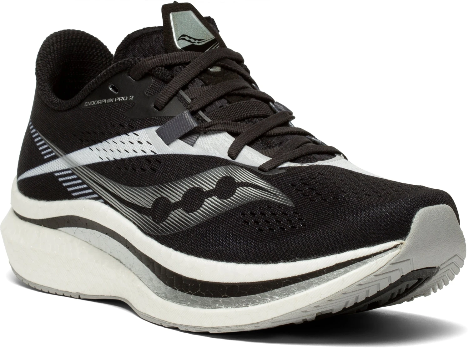 Saucony Women's Endorphin Pro 2 (10 - Black/White) 3 Saucony Women's Endorphin Pro 2 (10 - Black/White) - Image 3