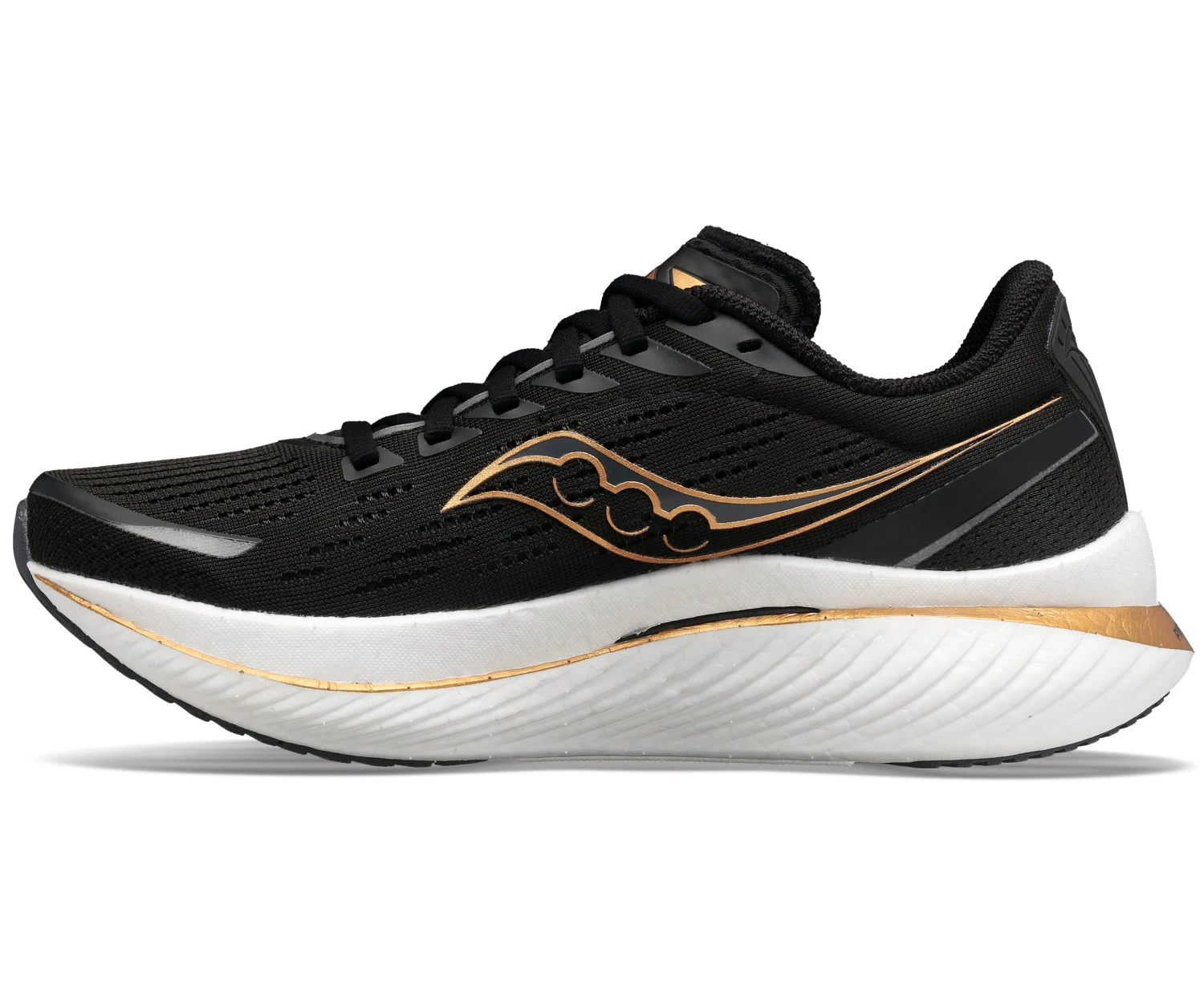 Saucony Women's Endorphin Speed 3 (10 - Black/Goldstruck) 2 Saucony Women's Endorphin Speed 3 (10 - Black/Goldstruck) - Image 2