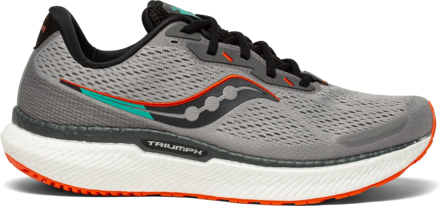 Saucony Men's Triumph 19 (20 - Alloy/Fire) 1 Saucony Men's Triumph 19 (20 - Alloy/Fire)