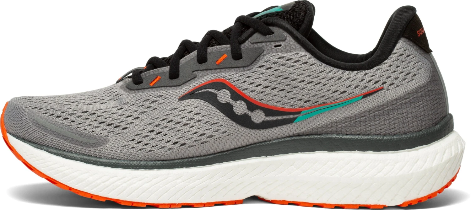 Saucony Men's Triumph 19 (20 - Alloy/Fire) 2 Saucony Men's Triumph 19 (20 - Alloy/Fire) - Image 2