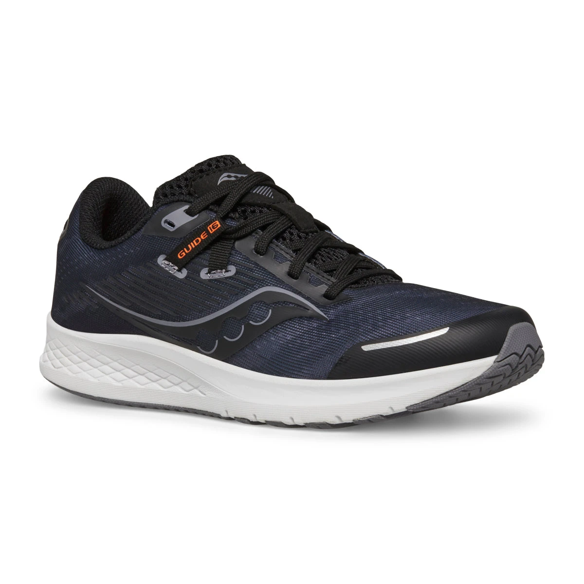 Saucony Big Kids Guide 16 (16 - Black/White) 2 Saucony Big Kids Guide 16 (16 - Black/White) - Image 2