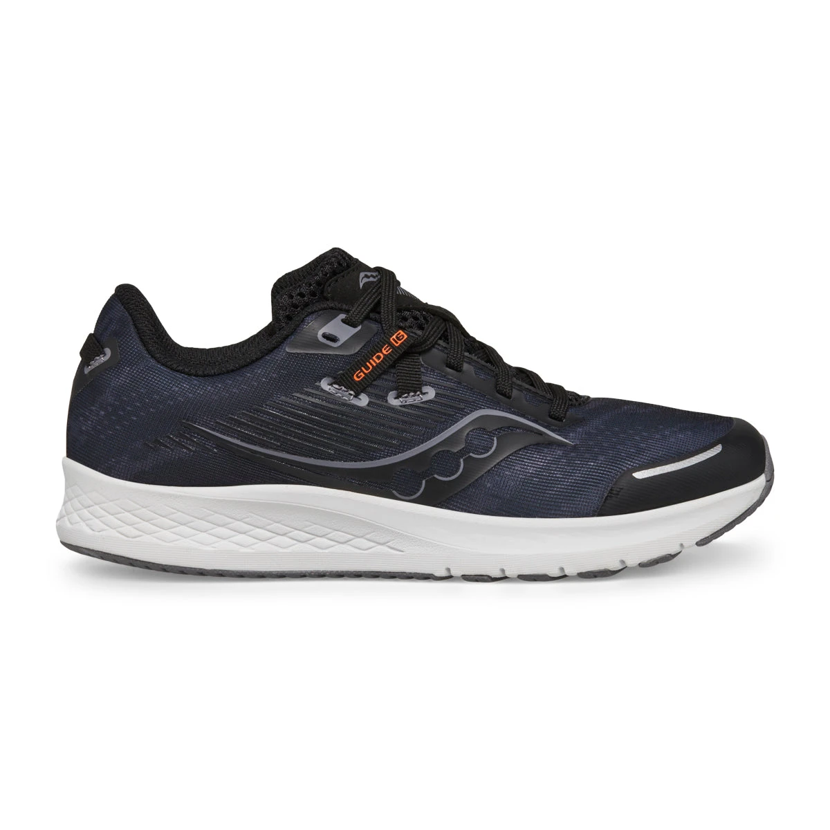 Saucony Big Kids Guide 16 (16 - Black/White) 1 Saucony Big Kids Guide 16 (16 - Black/White)