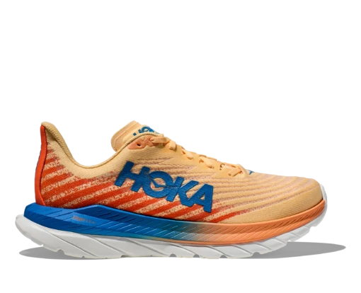 Hoka Men's Mach 5 (IVOR - Impala/Vibrant Orange)