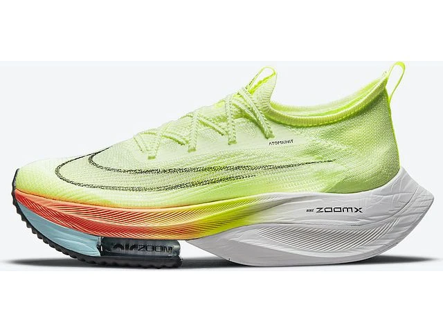 Nike Men's Air Zoom Alphafly NEXT% (700 Barley Volt/ Black-Hyper Orange) 2 Nike Men's Air Zoom Alphafly NEXT% (700 Barley Volt/ Black-Hyper Orange) - Image 2